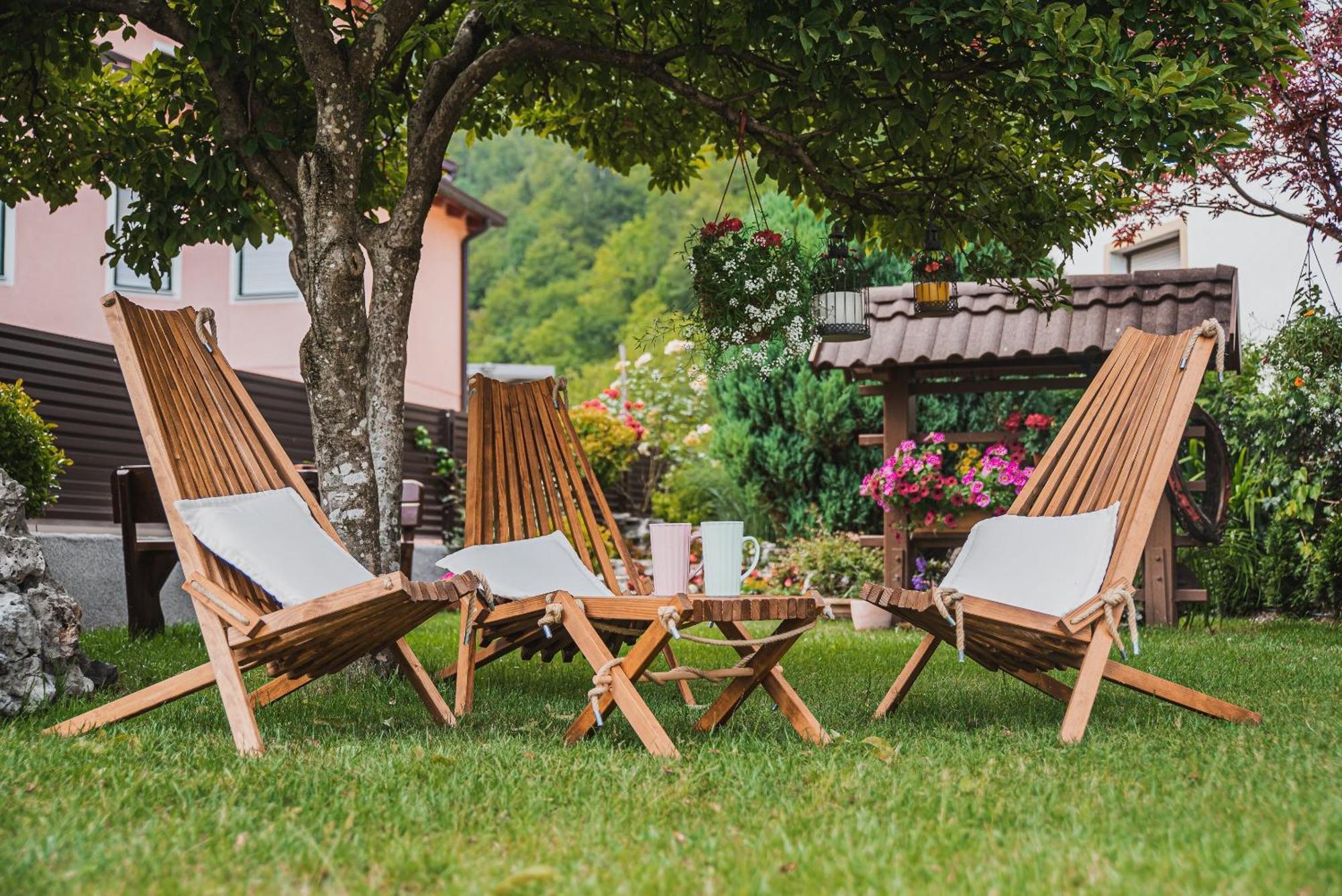 Gotar Apartment With Garden Кобарид Экстерьер фото